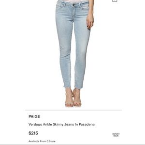 Paige Denim | Verdugo Ankle Skinny Jean / Pasadena